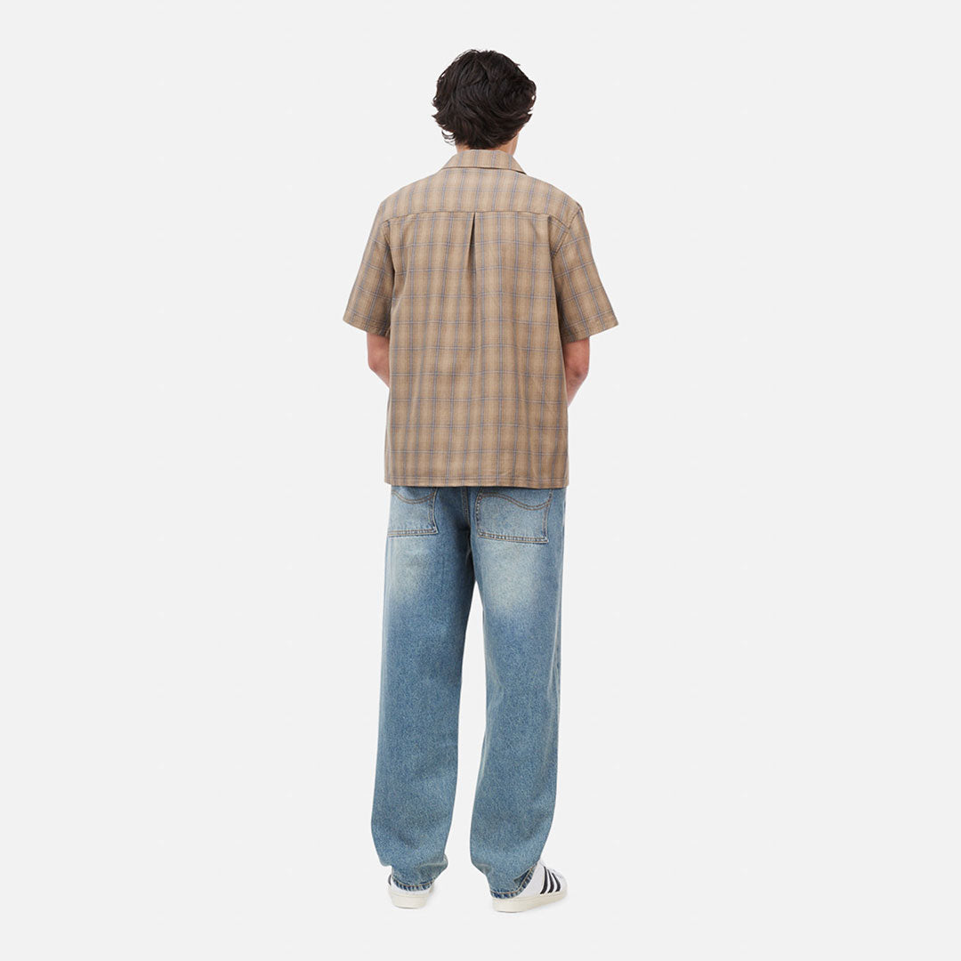 DIME MTL(ダイム モントリオール)| PLAID BUTTON UP SHIRT / BROWN | スノーボード・スケートボードのTACTICS JAPAN