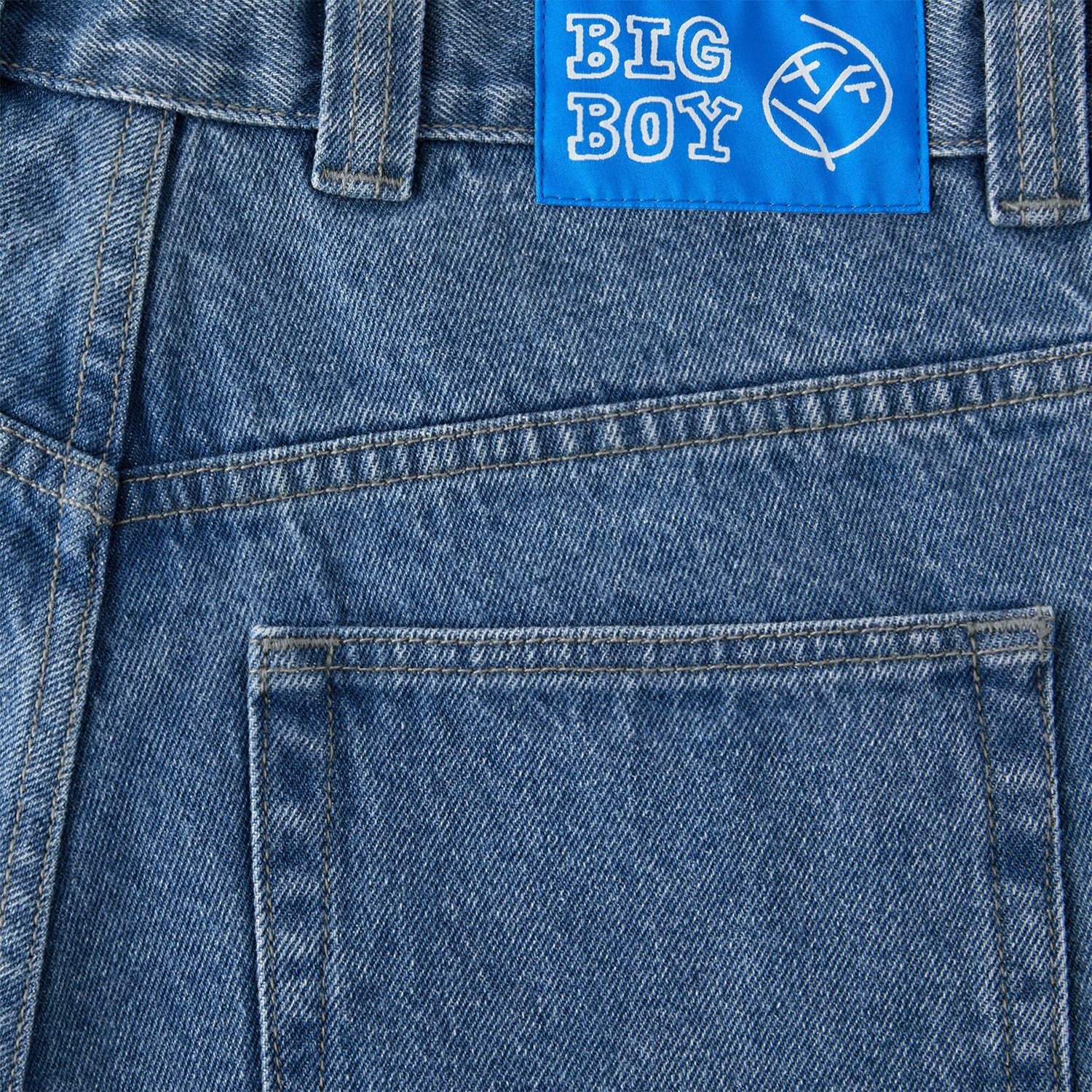 POLAR SKATE CO.(ポーラー スケート カンパニー)| BIG BOY PANTS / MID BLUE | スノーボード・スケートボードのTACTICS JAPAN