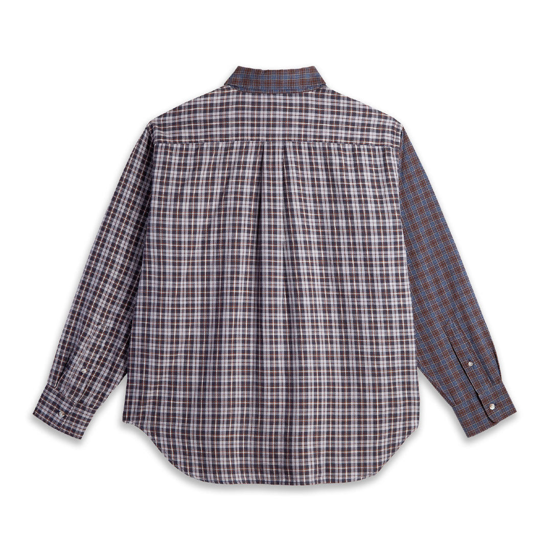 POLAR SKATE CO.(ポーラー スケート カンパニー)| BEN LS SHIRT VIOLIN / GRAPHITE/BLUE | スノーボード・スケートボードのTACTICS JAPAN