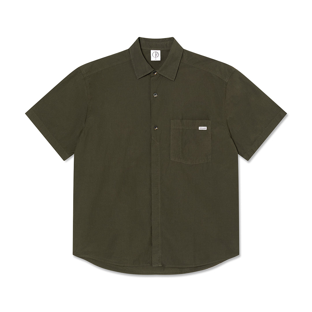 POLAR SKATE CO.(ポーラー スケート カンパニー)| MITCH SHIRT / DIRTY BLACK | スノーボード・スケートボードのTACTICS JAPAN