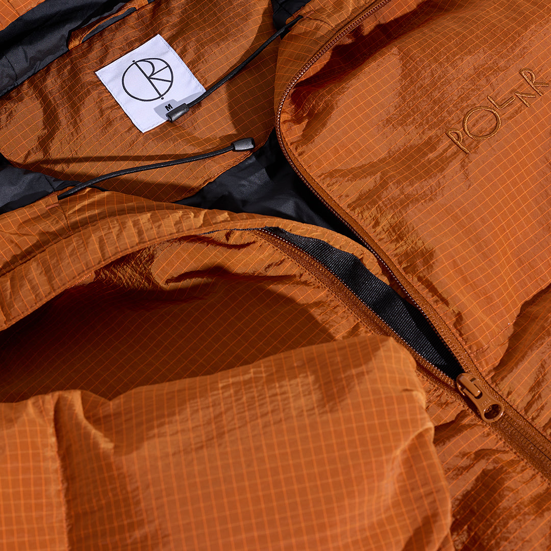 POLAR SKATE CO.(ポーラー スケート カンパニー)| SOFT PUFFER JACKET / ORANGE | スノーボード・スケートボードのTACTICS JAPAN