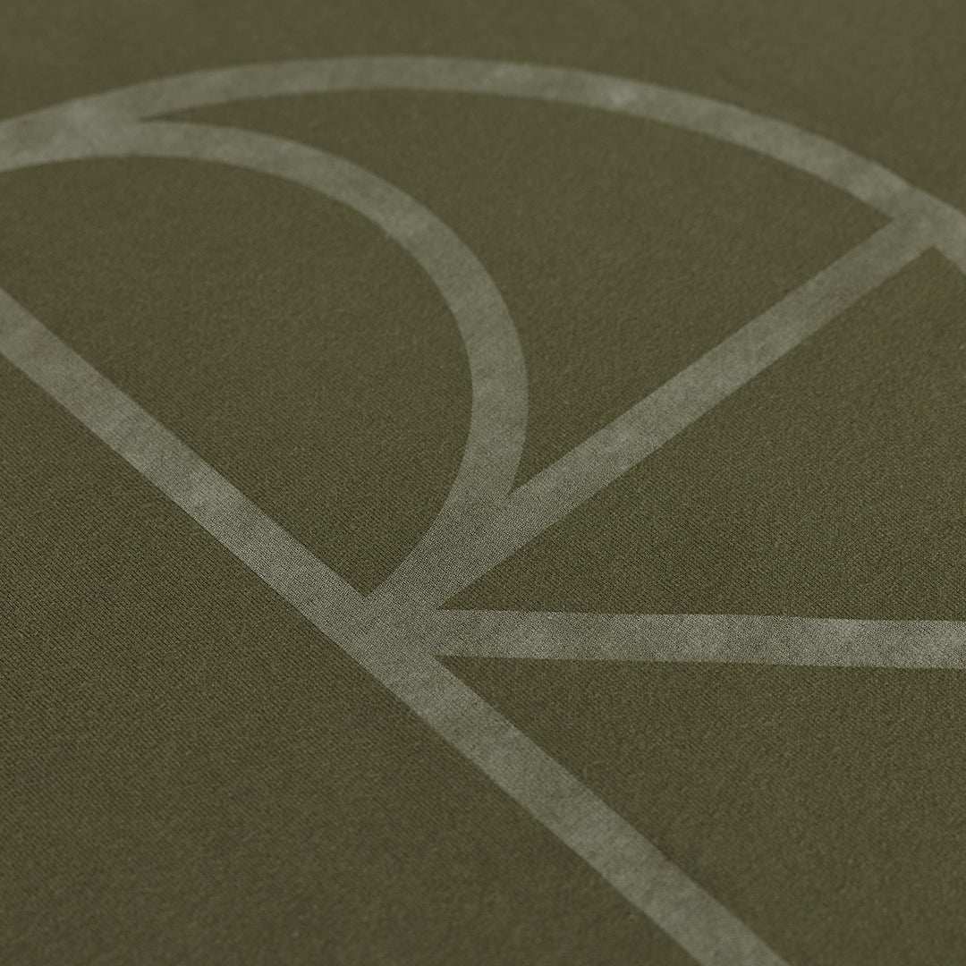 POLAR SKATE CO.(ポーラー スケート カンパニー)| STROKE LOGO STEVE TEE LS / ARMY GREEN | スノーボード・スケートボードのTACTICS JAPAN