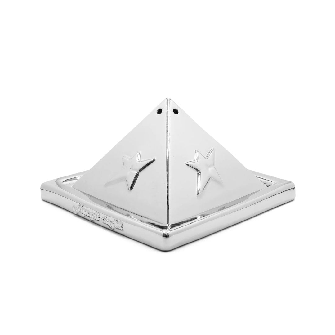 CARPET PYRAMID INCENSE CHAMBER / CHROME