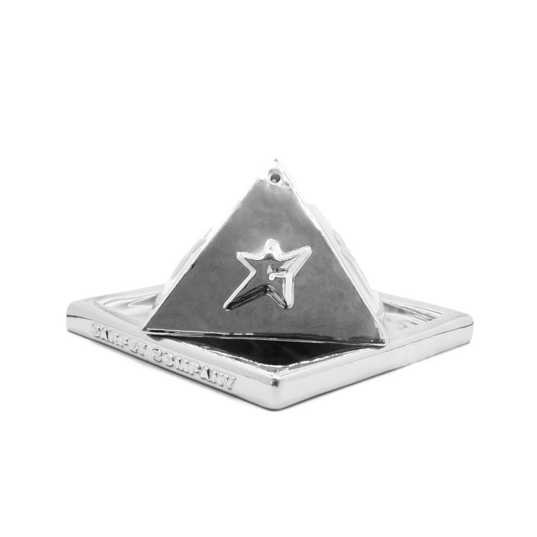 CARPET PYRAMID INCENSE CHAMBER / CHROME