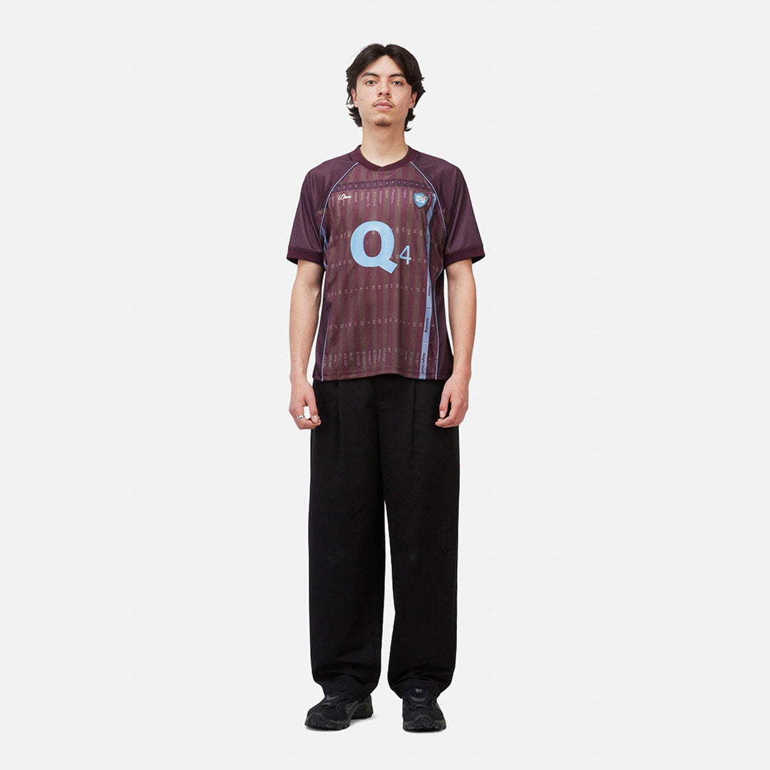 DIME MTL(ダイム モントリオール)| Q4 JERSEY / BURGUNDY | スノーボード・スケートボードのTACTICS JAPAN