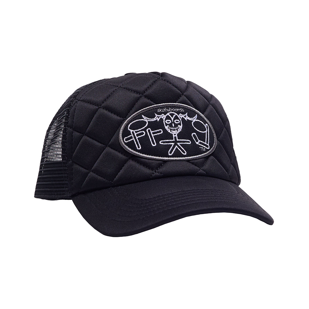 FROG SKATEBOARDINGS(フロッグ スケートボーディング)| スケートボードデッキ | SKOOM LOGO TRUCKER / BLACK | スノーボード・スケートボードのTACTICS JAPAN