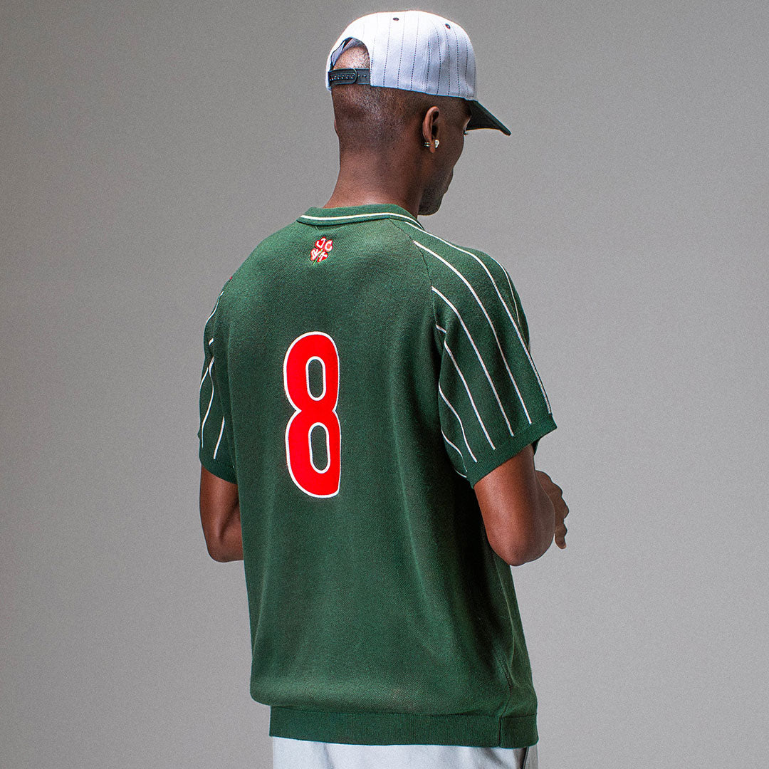 JACKER(ジャッカー)| RED CLOVER POLO KNIT / GREEN | スノーボード・スケートボードのTACTICS JAPAN