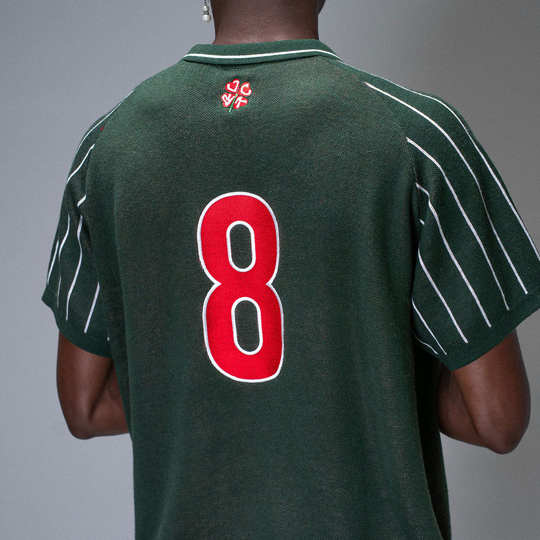 JACKER(ジャッカー)| RED CLOVER POLO KNIT / GREEN | スノーボード・スケートボードのTACTICS JAPAN