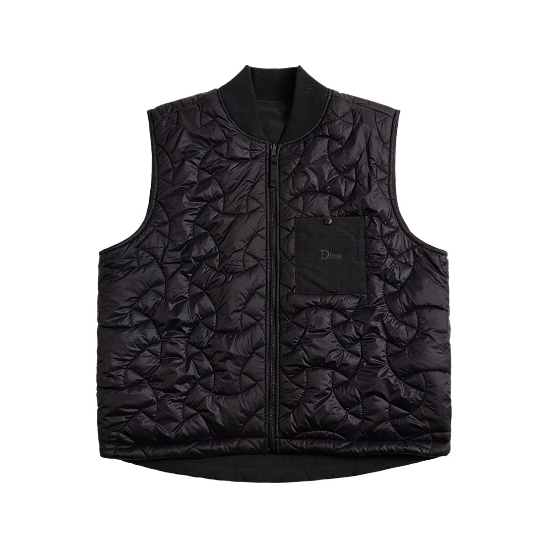 DIME(ダイム)| REVERSIBLE VEST / BLACK | スノーボード・スケートボードのTACTICS JAPAN