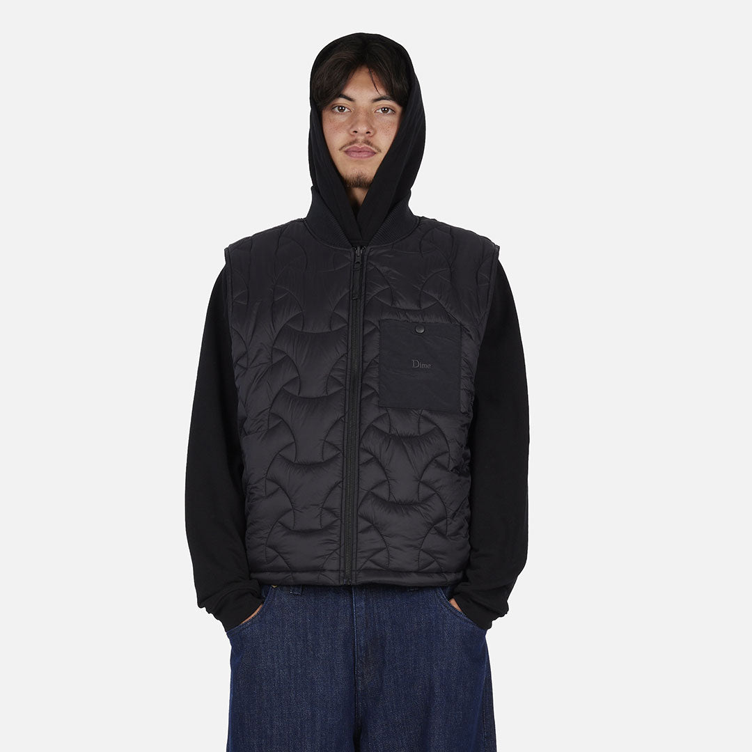 DIME(ダイム)| REVERSIBLE VEST / BLACK | スノーボード・スケートボードのTACTICS JAPAN