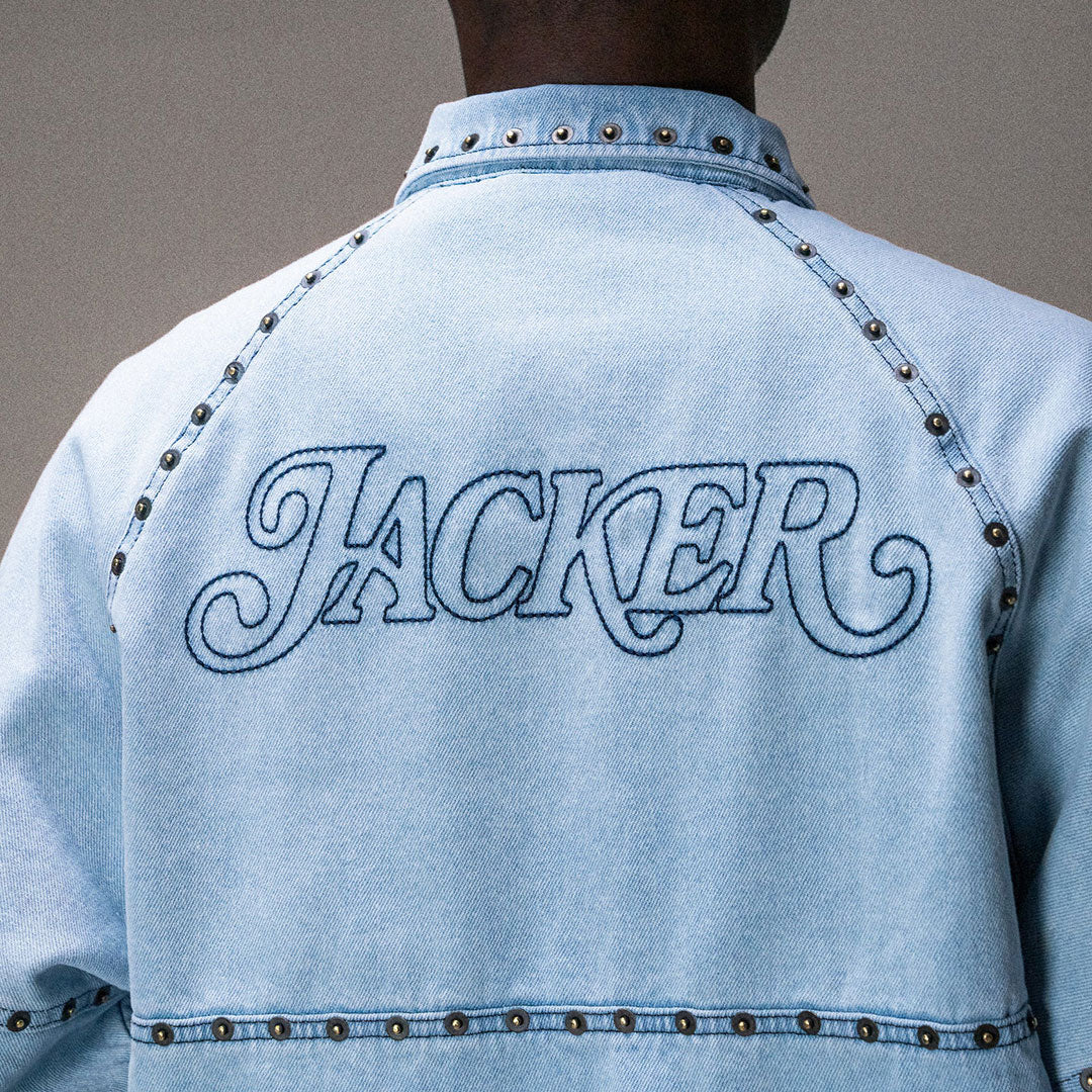 JACKER(ジャッカー)| RIVET DENIM JACKET / BLUE | スノーボード・スケートボードのTACTICS JAPAN