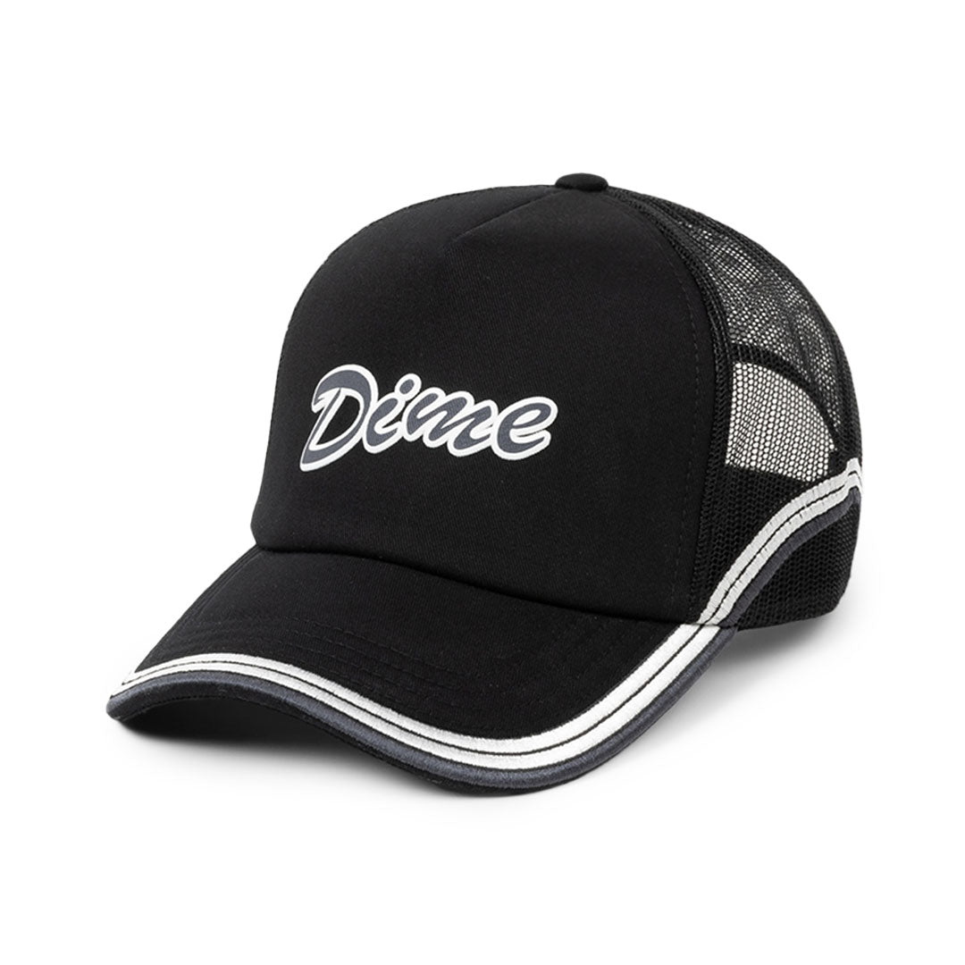 DIME MTL(ダイム モントリオール) | RACE TRUCKER CAP / BLACK | スノーボード・スケートボードのTACTICS JAPAN
