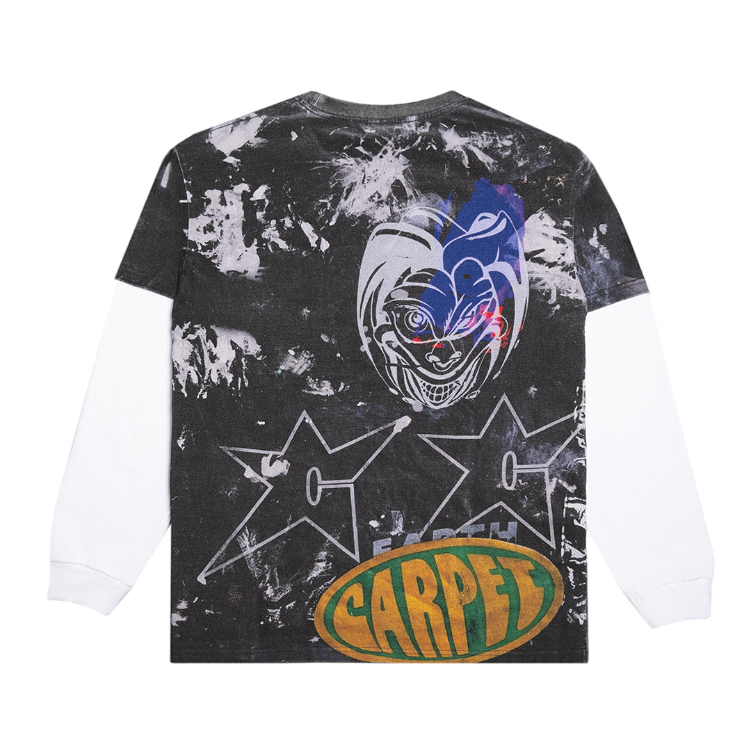 CARPET COMPANY(カーペット カンパニー)| RAG-TEE LONGSLEEVE / BLACK | スノーボード・スケートボードのTACTICS JAPAN