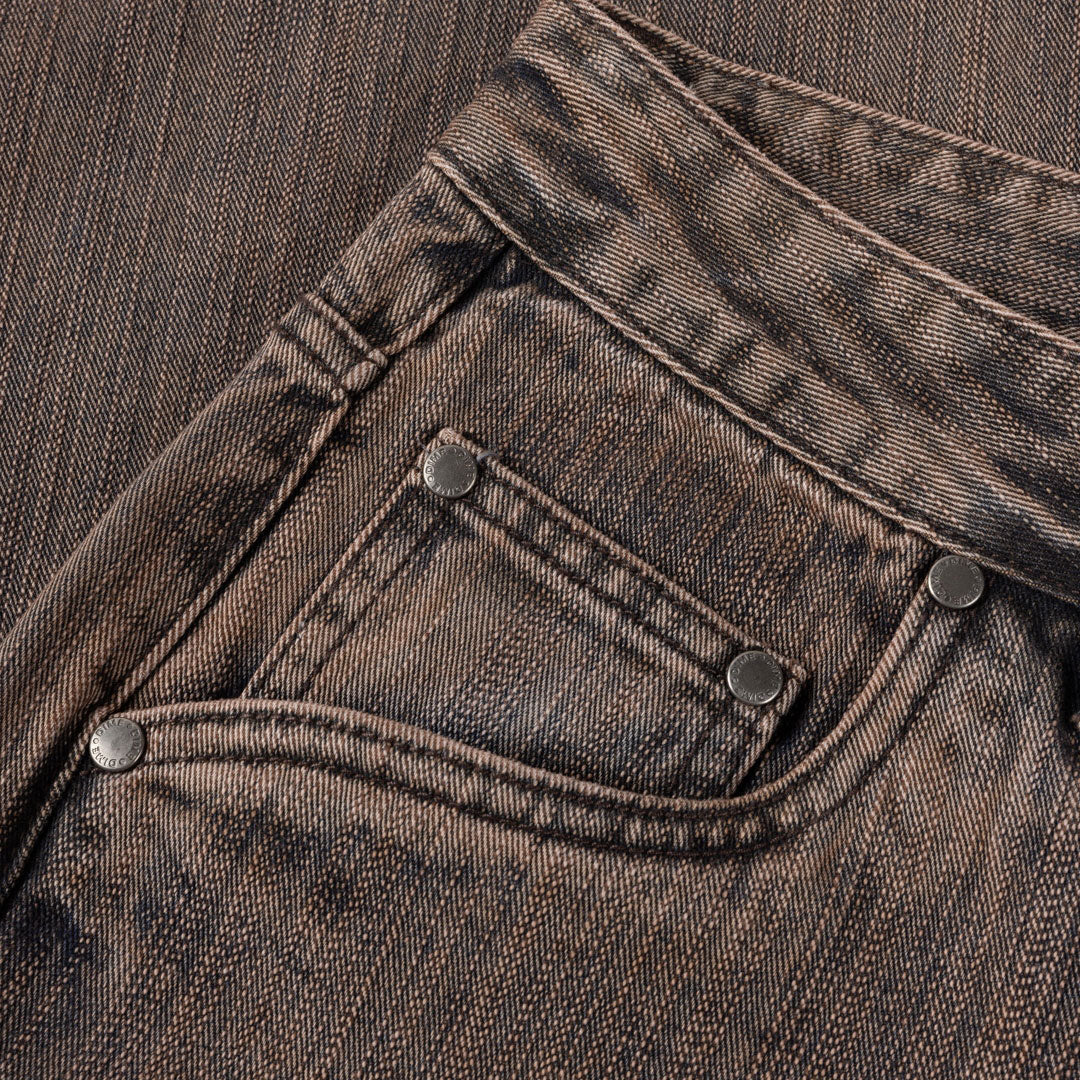 DIME MTL(ダイム モントリオール) | RELAXED DENIM PANTS / PREMIUM BROWN | スノーボード・スケートボードのTACTICS JAPAN