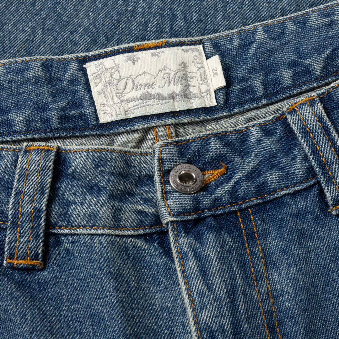 DIME MTL(ダイム モントリオール) | RELAXED DENIM PANTS / SANDBLASTED INDIGO | スノーボード・スケートボードのTACTICS JAPAN