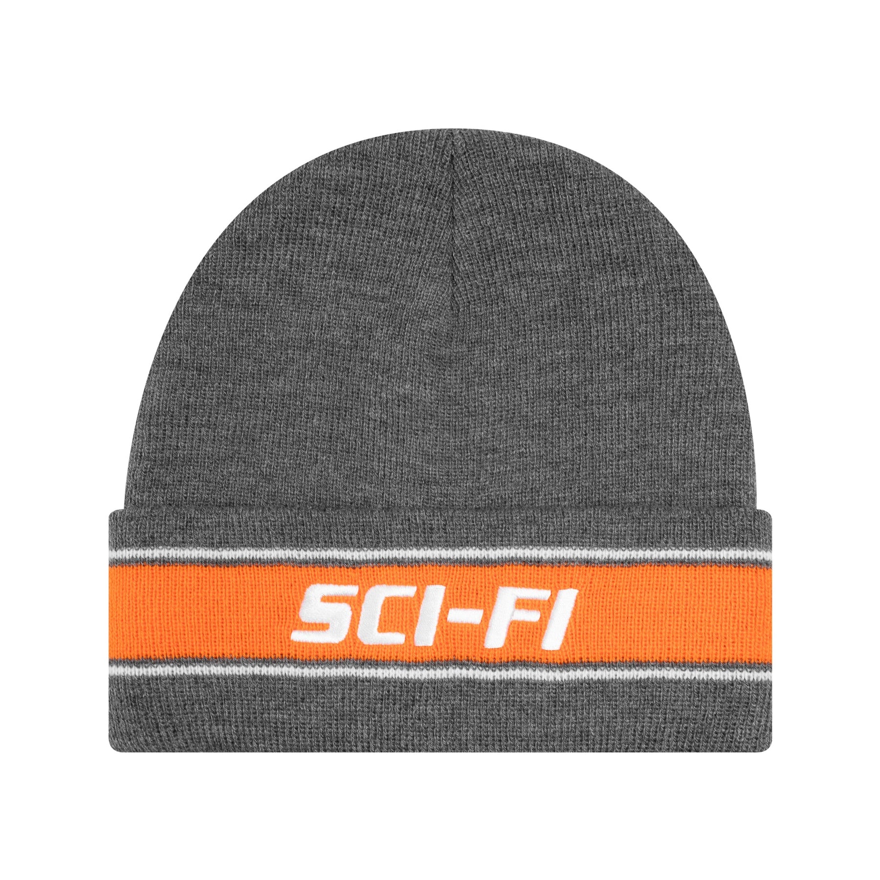 STRIPE LOGO BEANIE / HEATHER