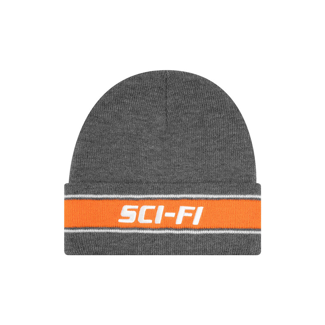 SCI-FI FANTASY(サイファイファンタジー)| STRIPE LOGO BEANIE / HEATHER | スノーボード・スケートボードのTACTICS JAPAN
