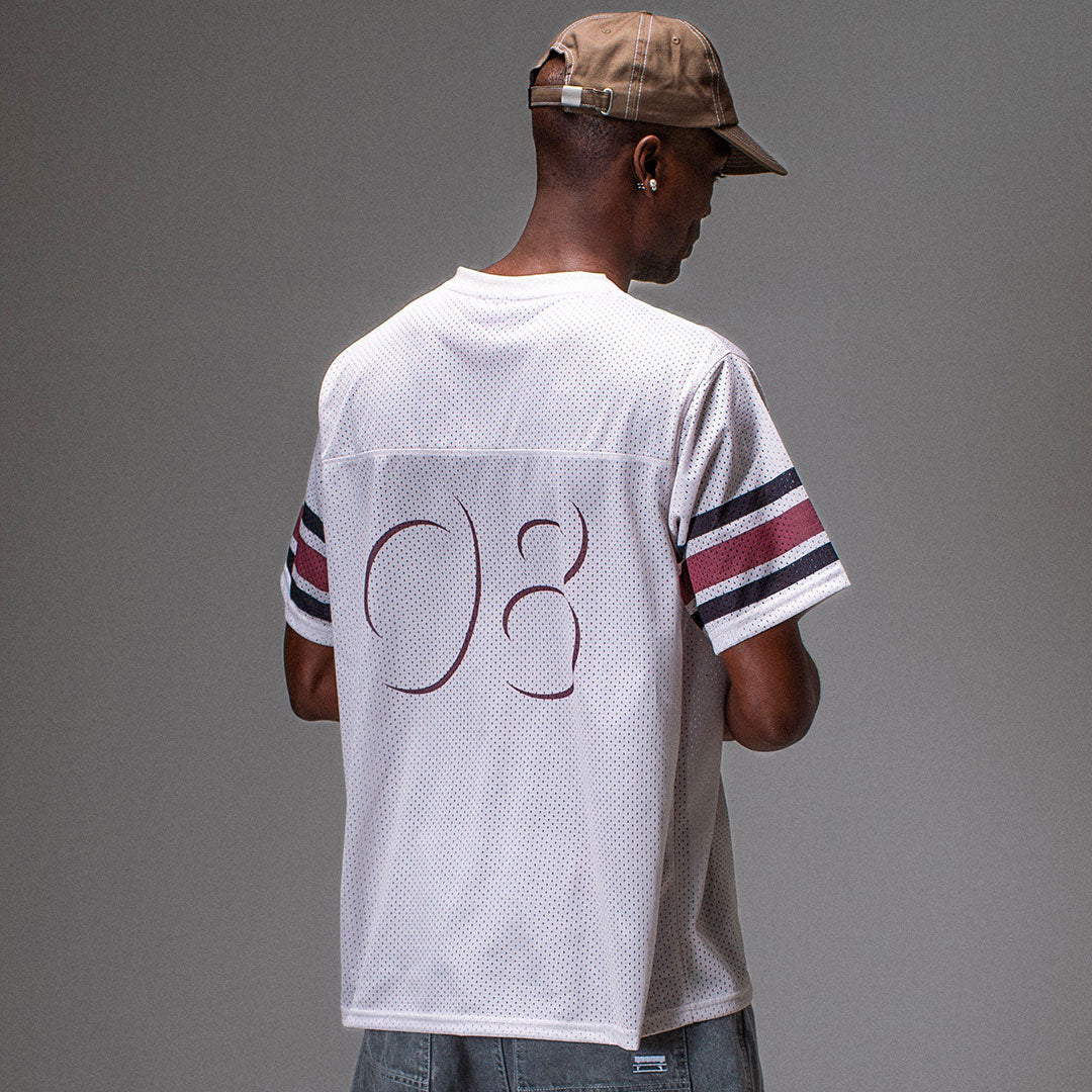 JACKER(ジャッカー)| SHADOW LOGO JERSEY / BEIGE | スノーボード・スケートボードのTACTICS JAPAN