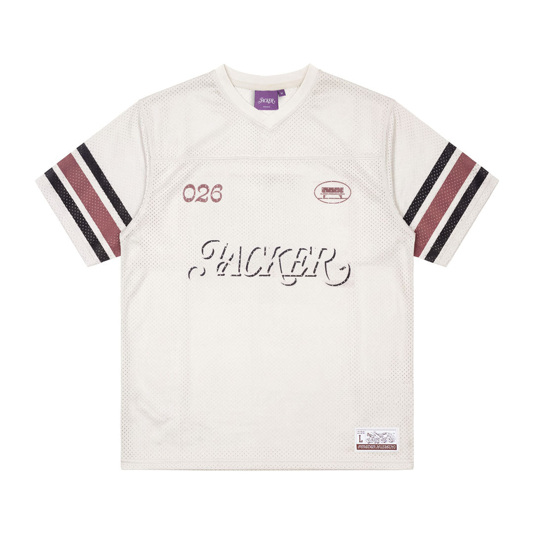 SHADOW LOGO JERSEY / BEIGE