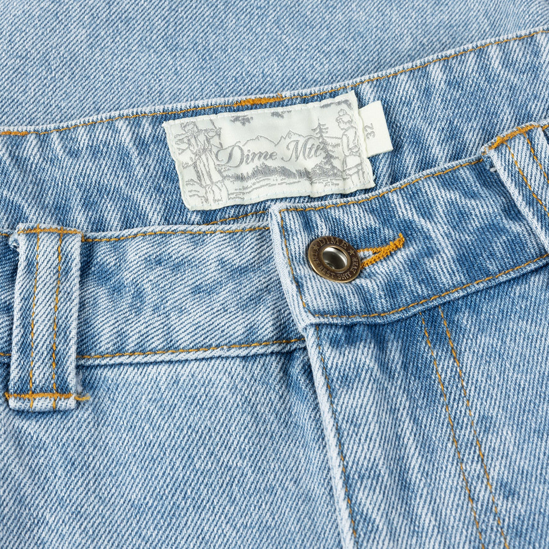 DIME MTL(ダイム モントリオール)| CARPENTER DENIM SHORTS / BLUE WASHED | スノーボード・スケートボードのTACTICS JAPAN