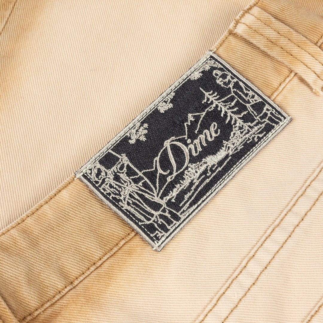 CARPENTER DENIM SHORTS / BRONZE