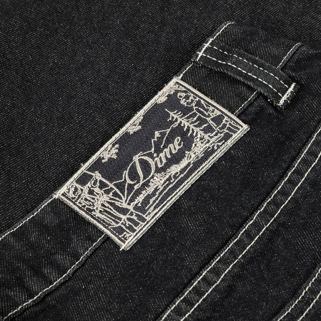 DIME MTL(ダイム モントリオール)| CLASSIC DENIM SHORTS / BLACK WASHED | スノーボード・スケートボードのTACTICS JAPAN