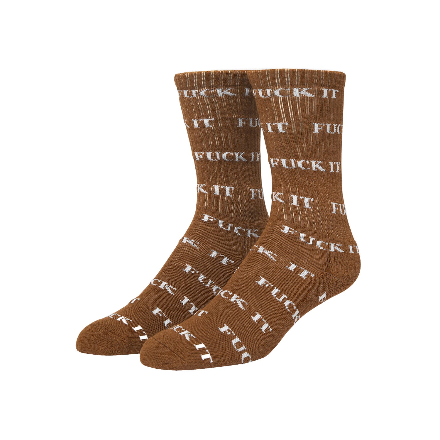 FUCK IT SOCKS / BROWN