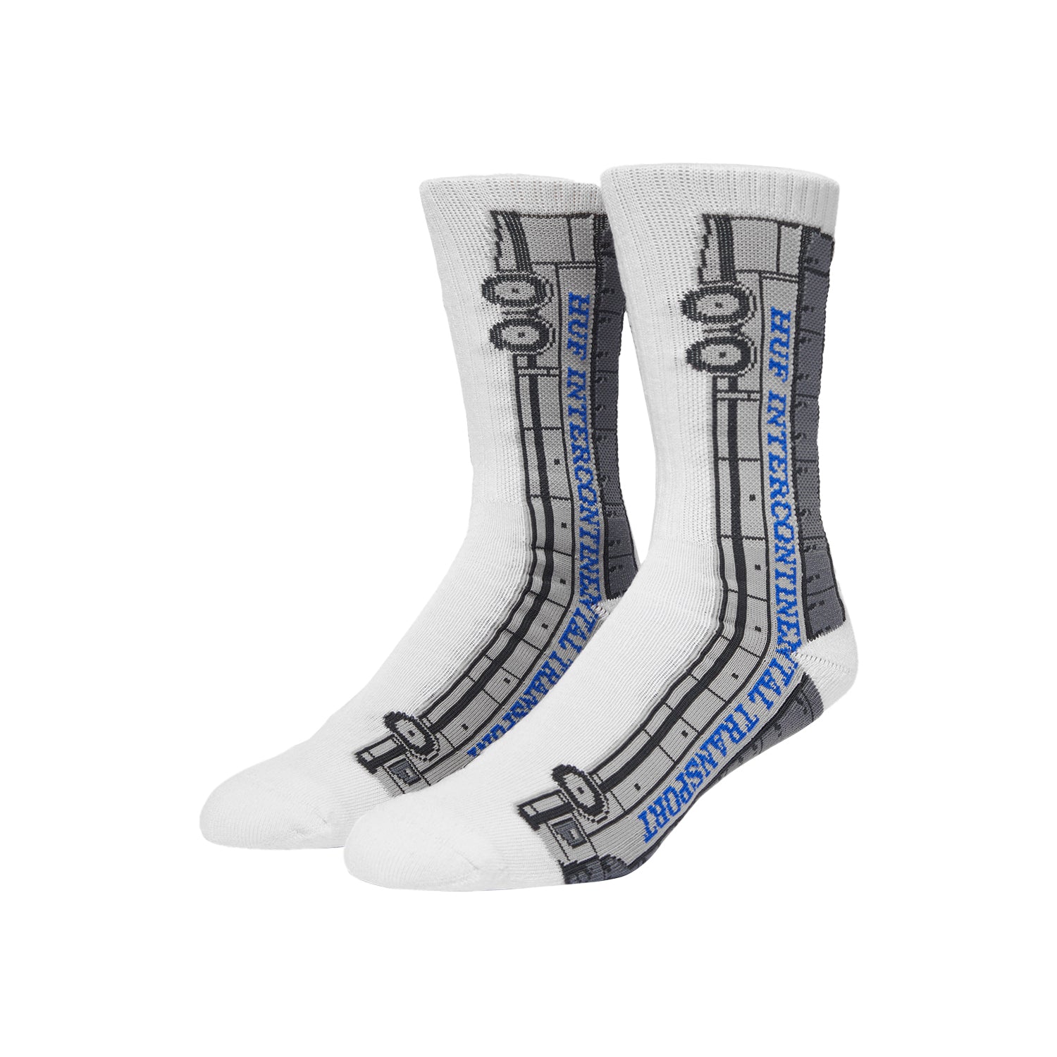 INTERNATIONAL TRANSPORT CREW SOCKS / WHITE