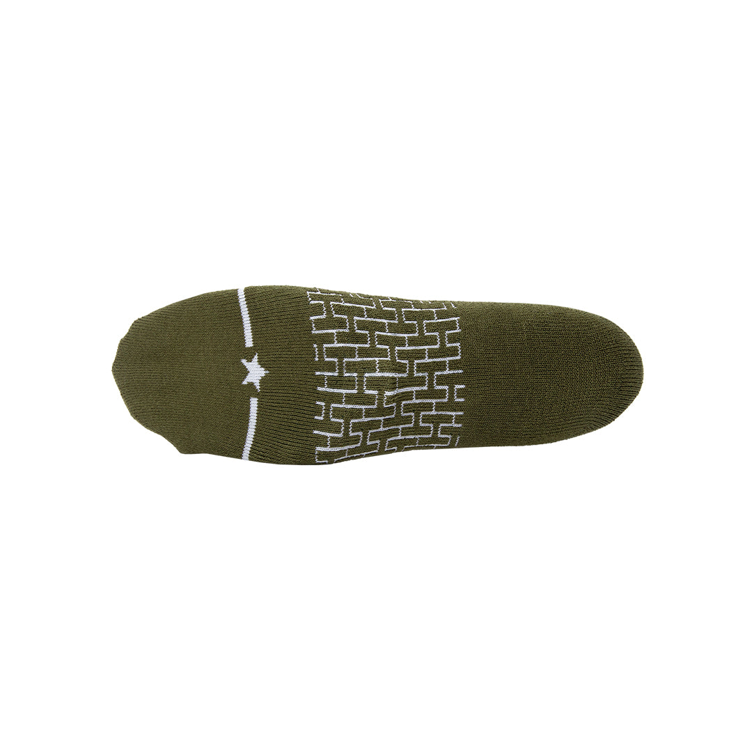 HUF WORLDWIDE(ハフ ワールドワイド)| HUF® EIGHTYNINE CREW SOCKS / OLIVE | スノーボード・スケートボードのTACTICS JAPAN