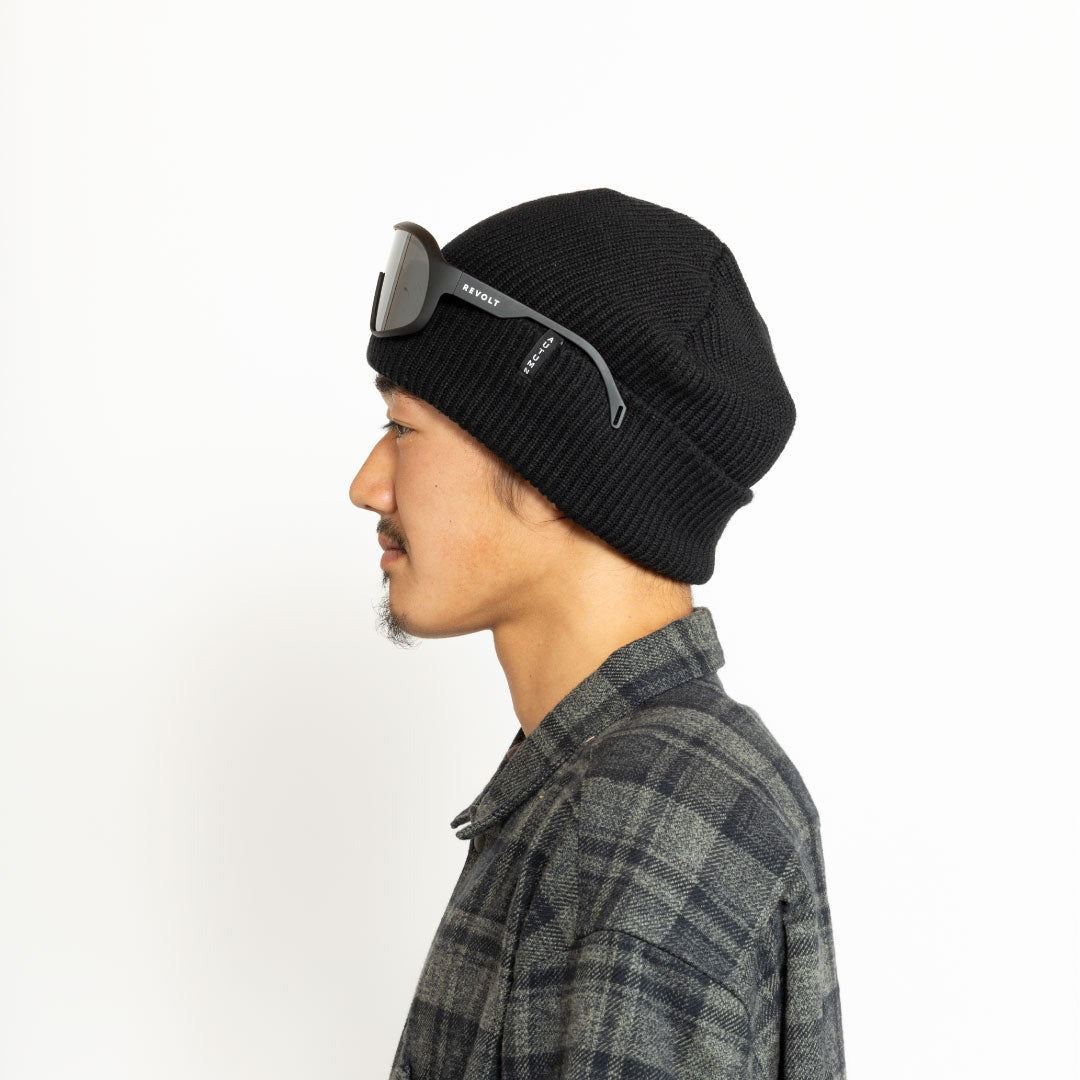 REVOLT OPTICAL(リボルト オプティカル)| SNOWGLASS BLACK FRAME / SILVER MIRROR/POLARIZED | スノーボード・スケートボードのTACTICS JAPAN