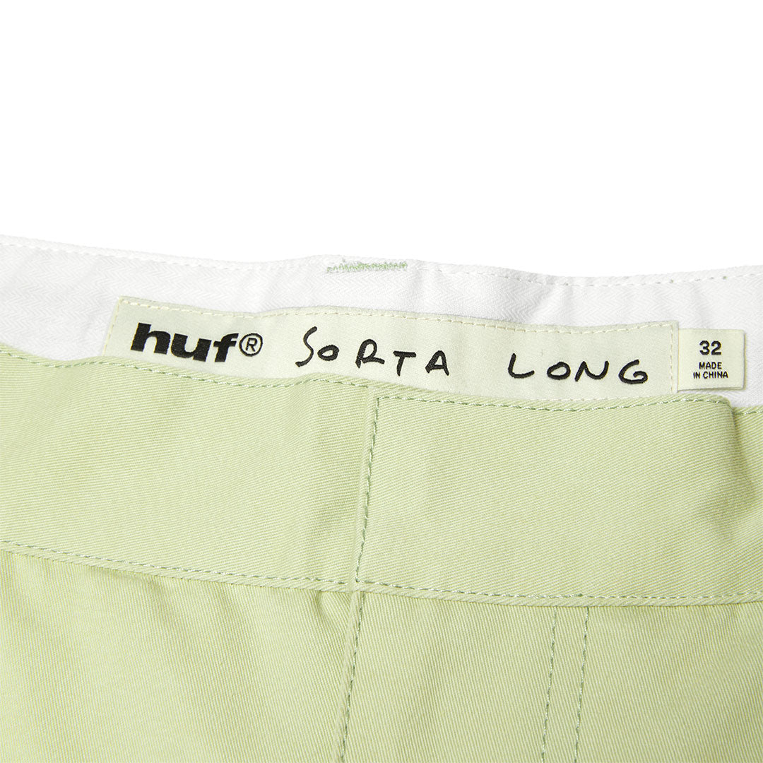SORTA LONG CHINO SHORT / SEAFOAM