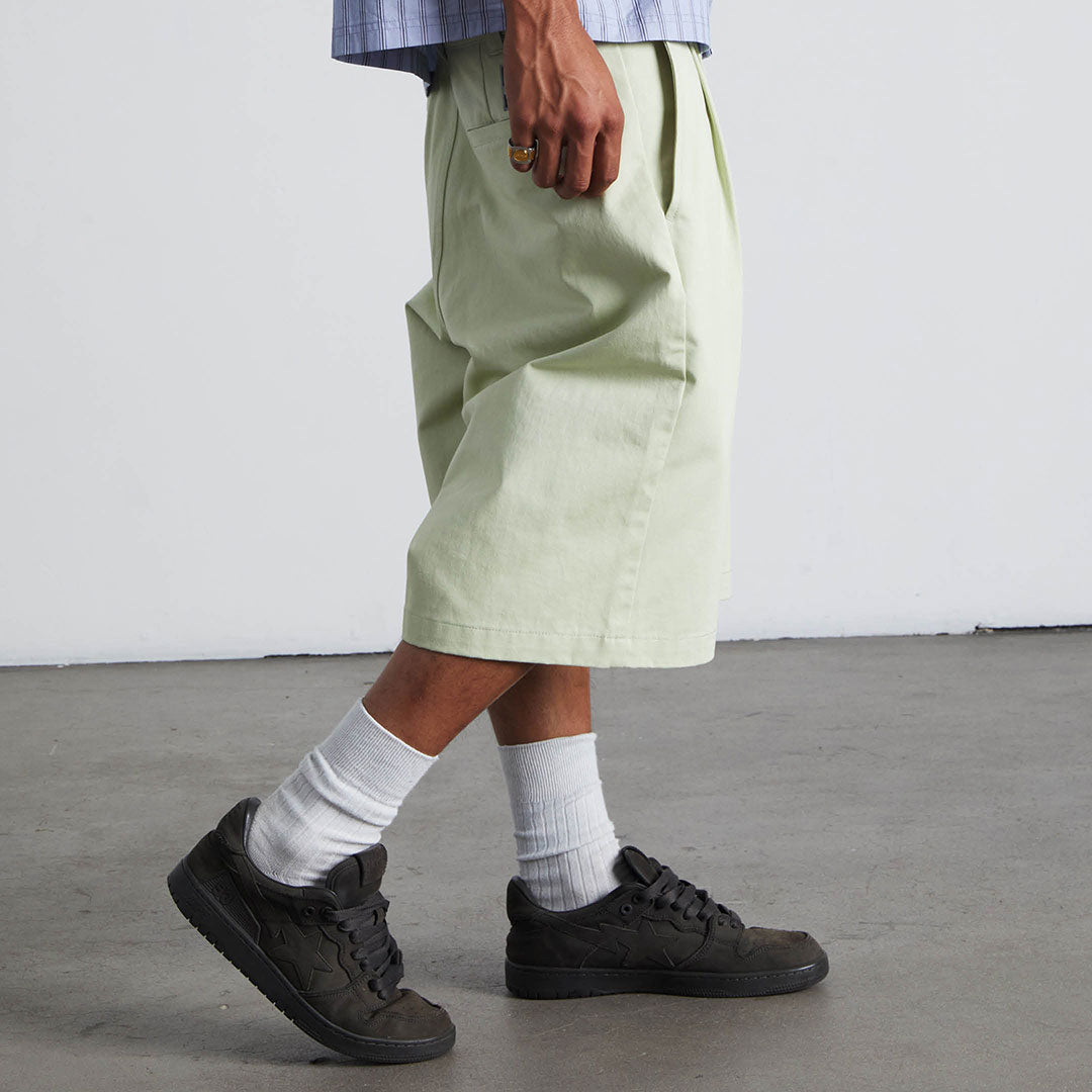 SORTA LONG CHINO SHORT / SEAFOAM
