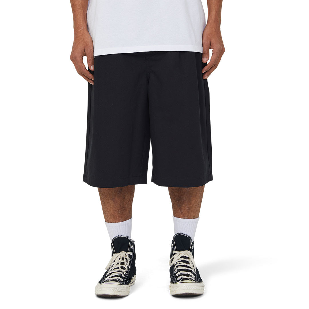 SORTA LONG CHINO SHORT / BLACK