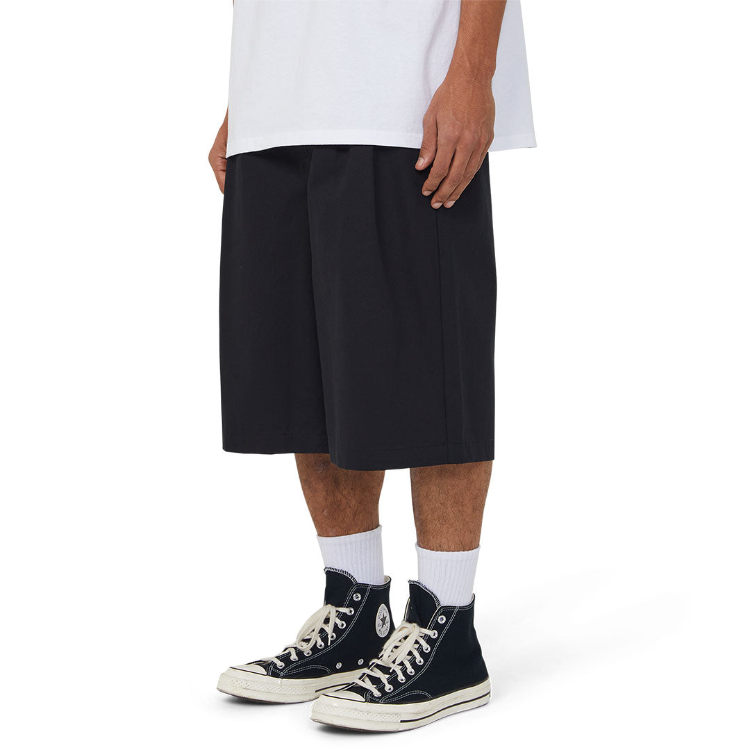 SORTA LONG CHINO SHORT / BLACK