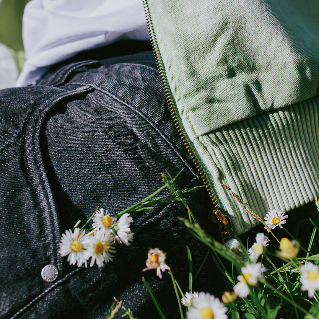 DIME MTL(ダイム モントリオール)| CLASSIC BAGGY DENIM PANTS / SANDBLASTED BLACK | スノーボード・スケートボードのTACTICS JAPAN