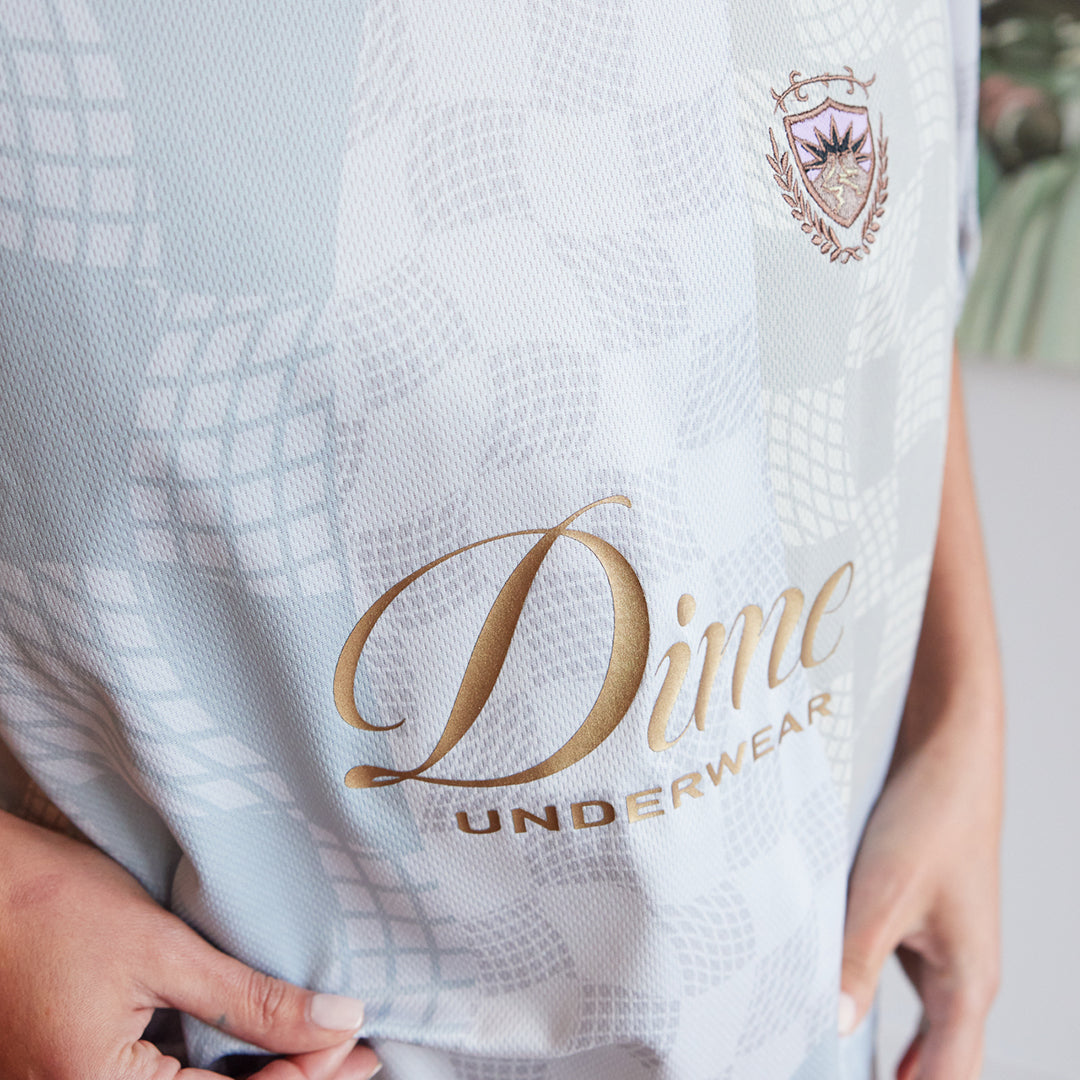 DIME MTL(ダイム モントリオール)| CHECKERED HOME JERSEY / CREAM | スノーボード・スケートボードのTACTICS JAPAN
