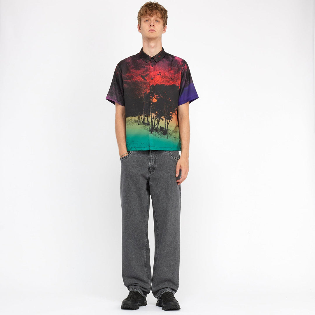 DIME MTL(ダイム モントリオール)| CLASSIC BAGGY DENIM PANTS / SANDBLASTED BLACK | スノーボード・スケートボードのTACTICS JAPAN