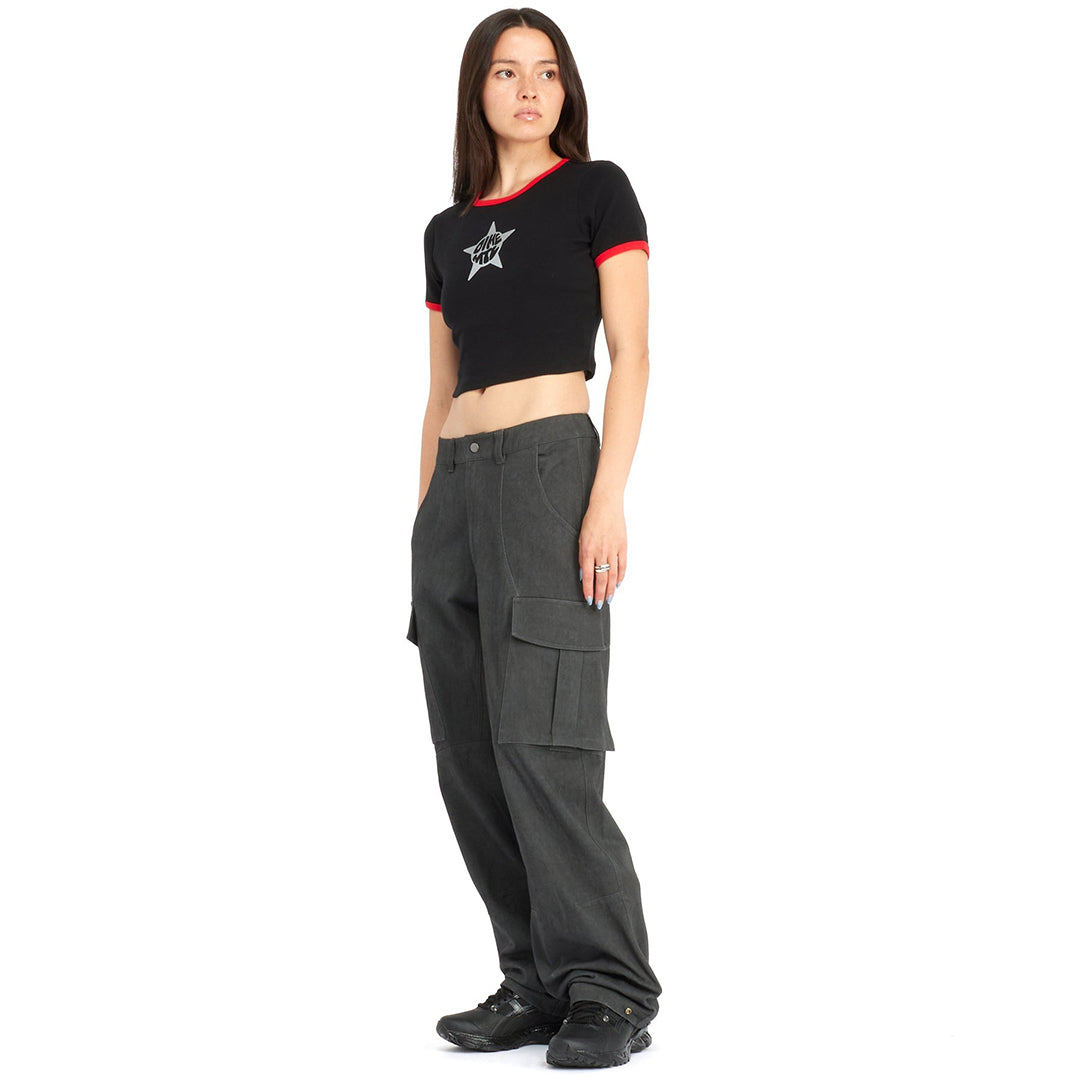 DIME MTL(ダイム モントリオール)| STAR BABY TEE / BLACK | スノーボード・スケートボードのTACTICS JAPAN