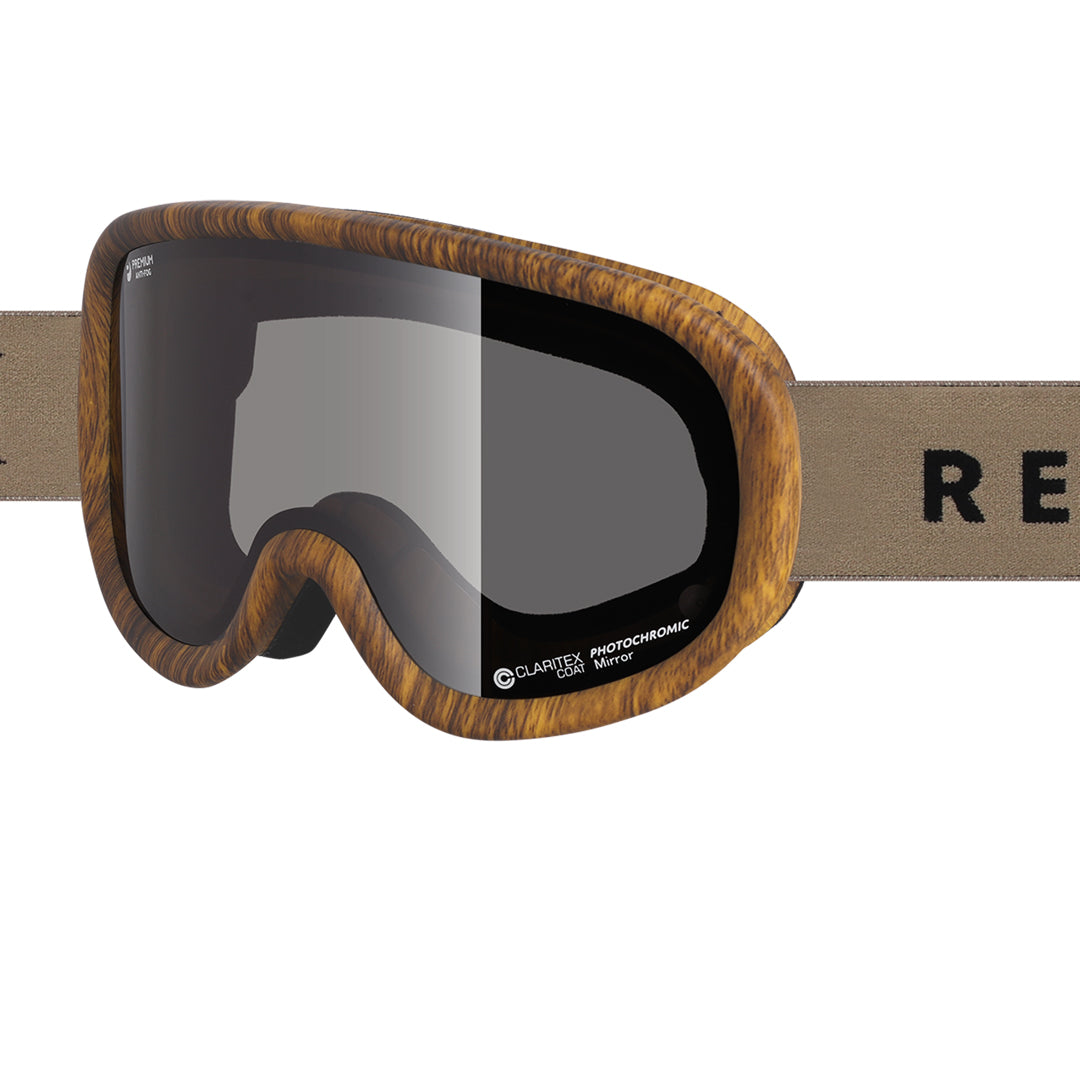 REVOLT OPTICAL(リボルト オプティカル)| SUPER LIGHT FRAME MATTE YAMABUKI WOOD / BLACK MIRROR/GRAY PHO | スノーボード・スケートボードのTACTICS JAPAN