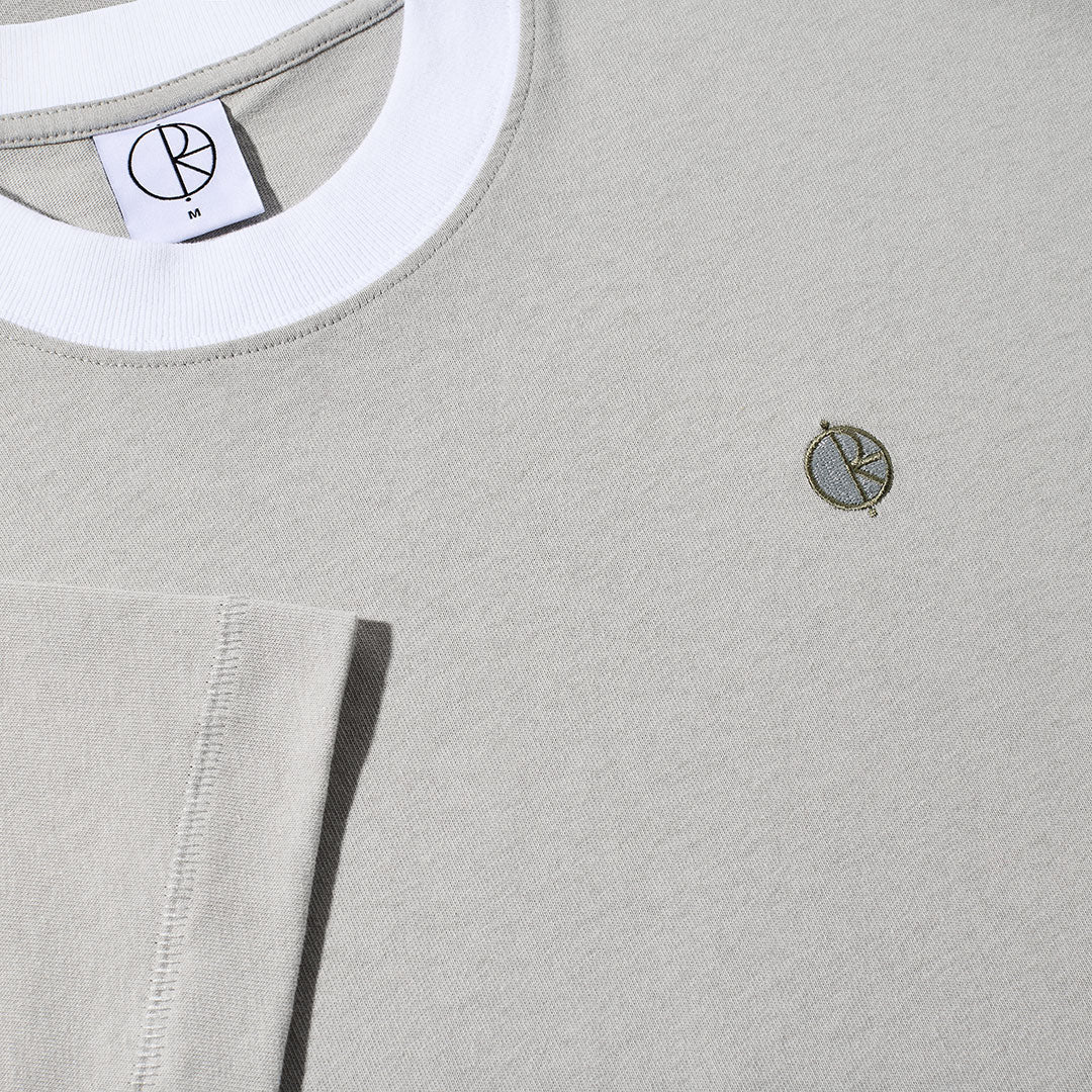 POLAR SKATE CO.(ポーラー スケート カンパニー)| SURF PANEL TEE / SILVER/WHITE | スノーボード・スケートボードのTACTICS JAPAN