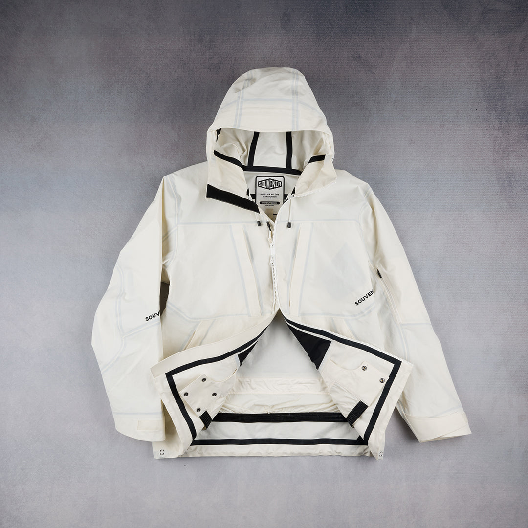 SOUVENIR SNOWBOARDING (スーベニア スノーボーディング)| 3 PLY RIPSTOP JACKET 2026 / MARSHMALLOW | スノーボード・スケートボードのTACTICS JAPAN