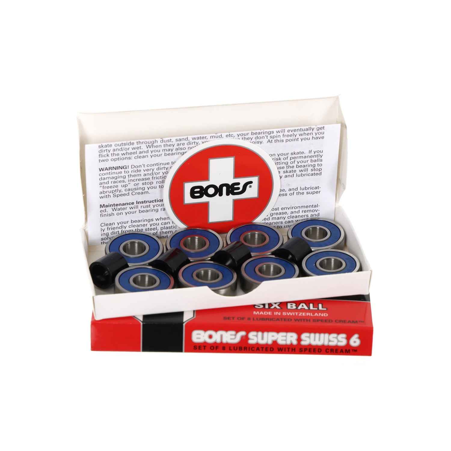 BONES BEARINGS(ボーンズ ベアリング)| SUPER SWISS 6 BEARINGS | スノーボード・スケートボードのTACTICS JAPAN
