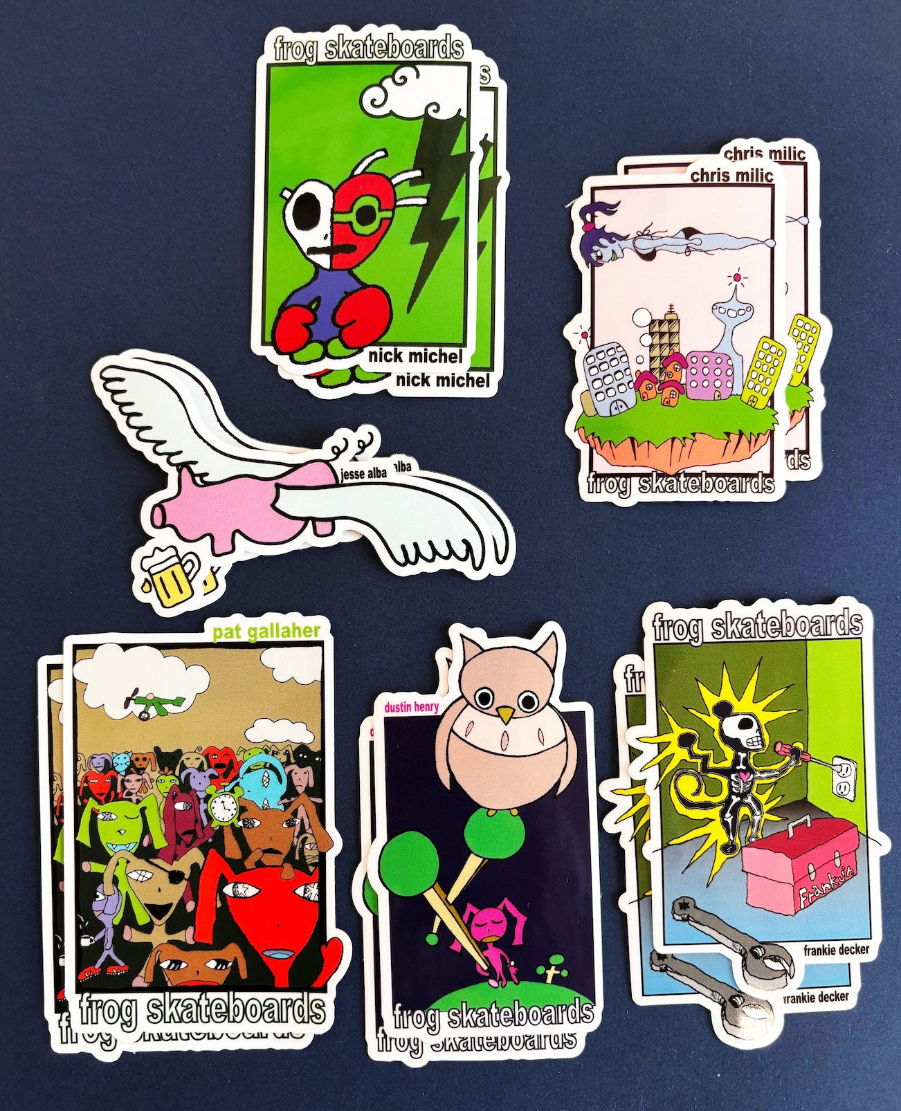 FROG SKATEBOARDS(フロッグ スケートボード)| STICKER PACK #17 | スノーボード・スケートボードのTACTICS JAPAN