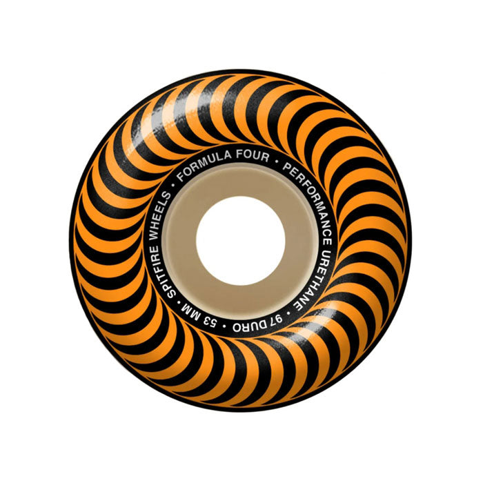 SPITFIRE WHEELS(スピットファイア ウィール)| FORMULA FOUR CLASSIC SKATEBOARD WHEELS - 53MM 97DU | スノーボード・スケートボードのTACTICS JAPAN