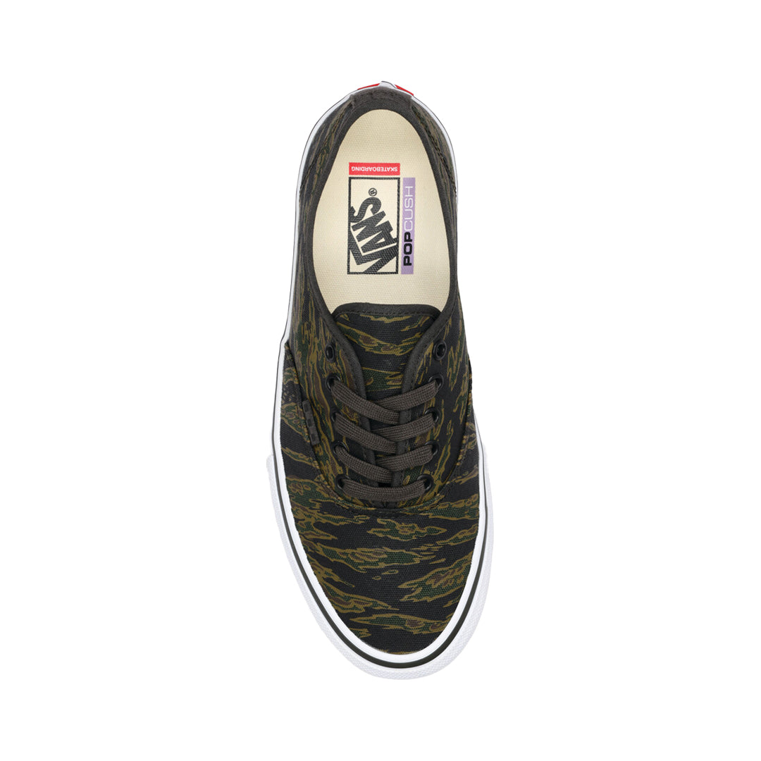 VANS(ヴァンズ)| SKATE AUTHENTIC / TIGER CAMO GREEN/BLACK | スノーボード・スケートボードのTACTICS JAPAN