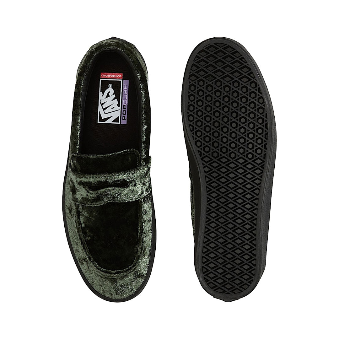 VANS(ヴァンズ)| SKATE LOAFER / VELVET OIL GREEN | スノーボード・スケートボードのTACTICS JAPAN