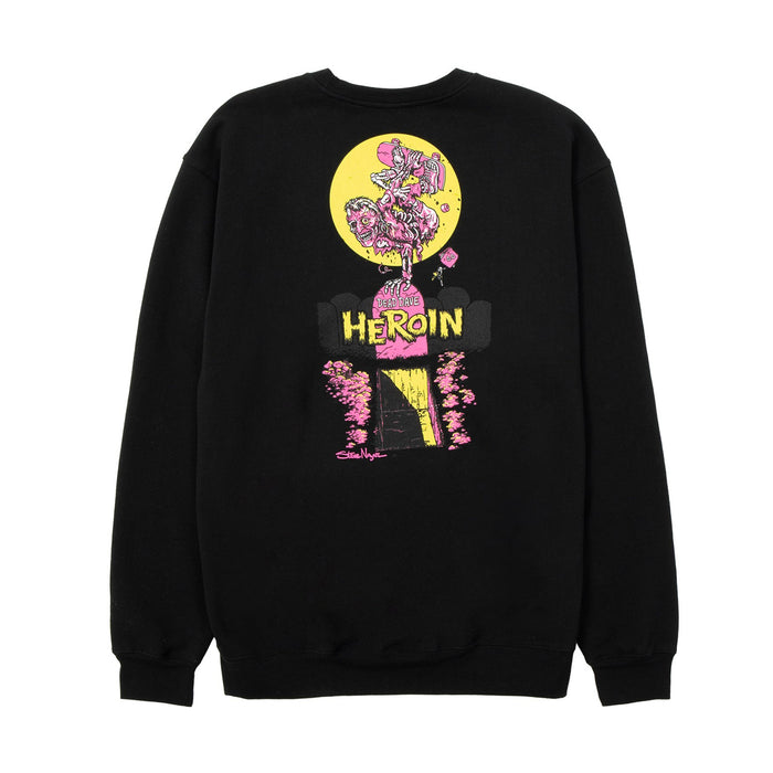 SKATE ZOMBIE BLACK CREWNECK