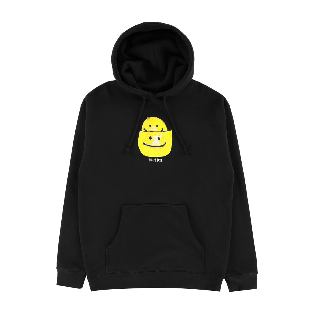 TACTICS(タクティクス)| SMILE HOODIE / BLACK | スノーボード・スケートボードのTACTICS JAPAN