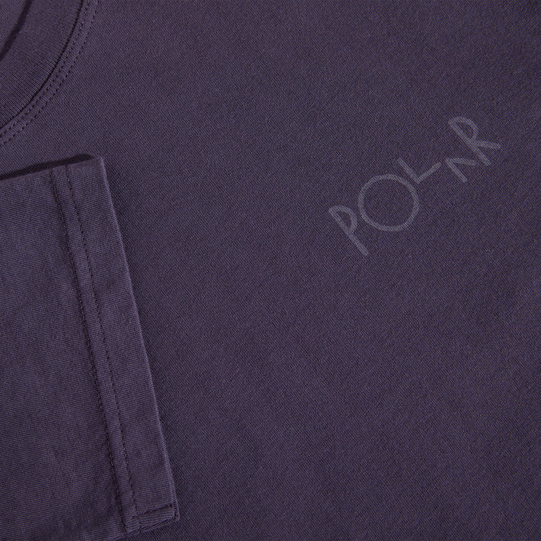 POLAR SKATE CO. (ポーラー スケート カンパニー)| STROKE LOGO STEVE LS TEE / DARK VIOLET | スノーボード・スケートボードのTACTICS JAPAN