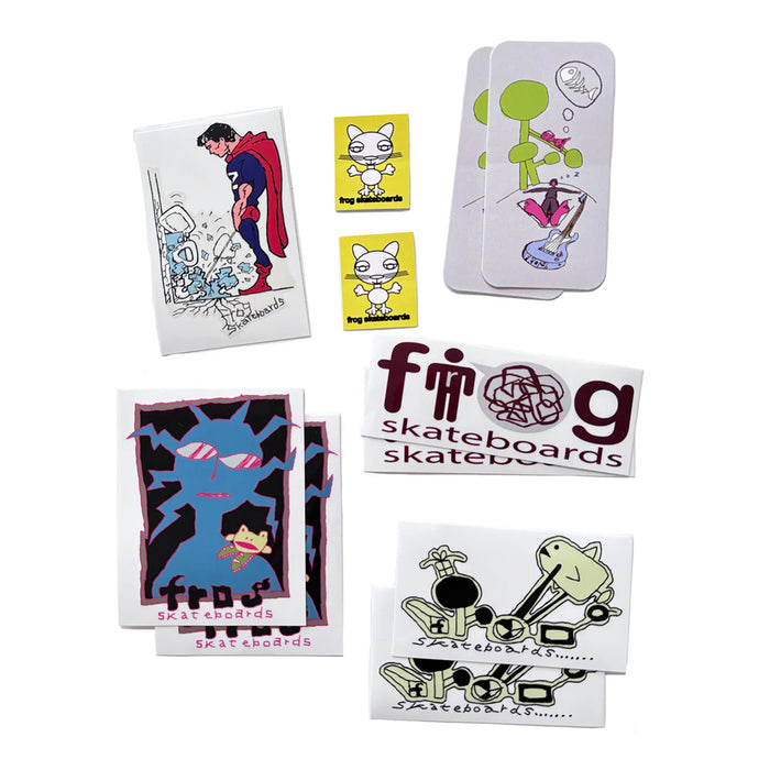 FROG SKATEBOARDS(フロッグ スケートボード)| STICKER PACK #15 | スノーボード・スケートボードのTACTICS JAPAN